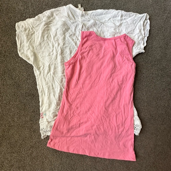 Girls Belle du Jour Tank and Cardigan Set, Size L - Picture 2 of 3